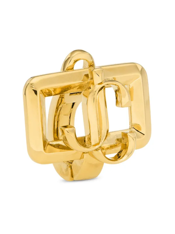 ピアス JIMMY CHOO EARRINGS GOLD L EARRINGS Gold-Finish Metal JC Mini Stud Earrings | JC Mini Studs