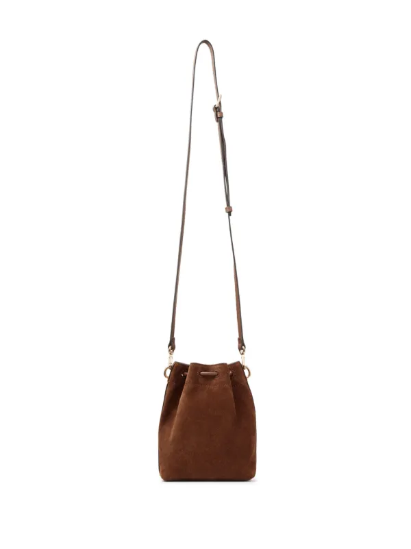 Jimmy Choo Cinch Mini Bucket Bag | Brown | FARFETCH