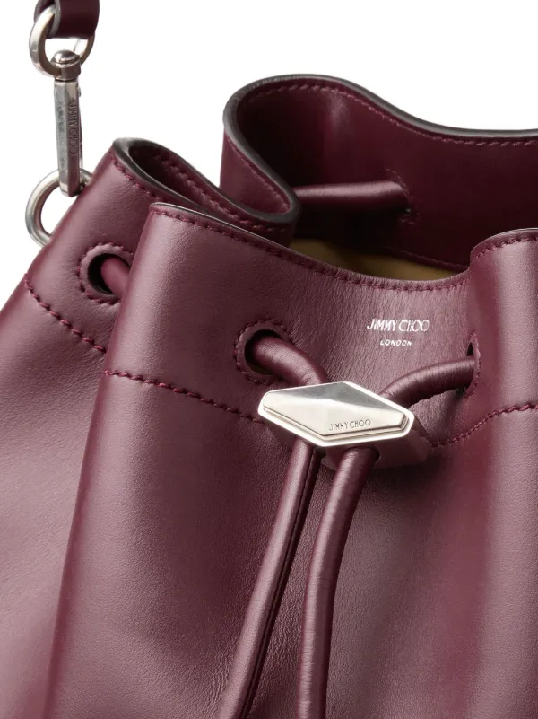 Jimmy Choo Cinch M Bucket Bag | Red | FARFETCH JO