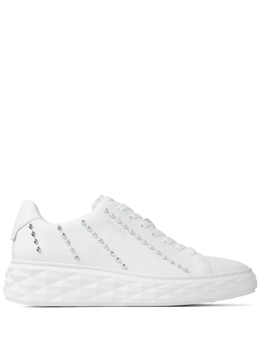 Jimmy Choo Diamond Light Maxi スニーカー - ホワイト Jimmy Choo Diamond Light Maxi スニーカー - ホワイト