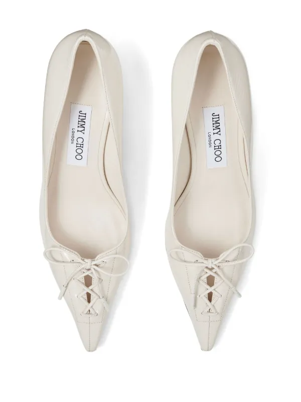Jimmy Choo 50mm Scarlett Pumps | White | FARFETCH