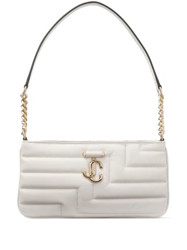 Jimmy Choo Avenue Slim Shoulder Bag White FARFETCH PH