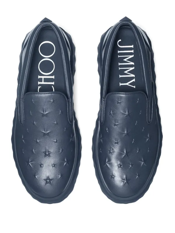 Jimmy Choo Diamond slip-on Sneakers | Blue | FARFETCH NO