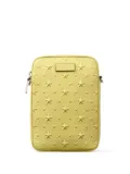 Jimmy Choo Kimi leather messenger bag - Yellow