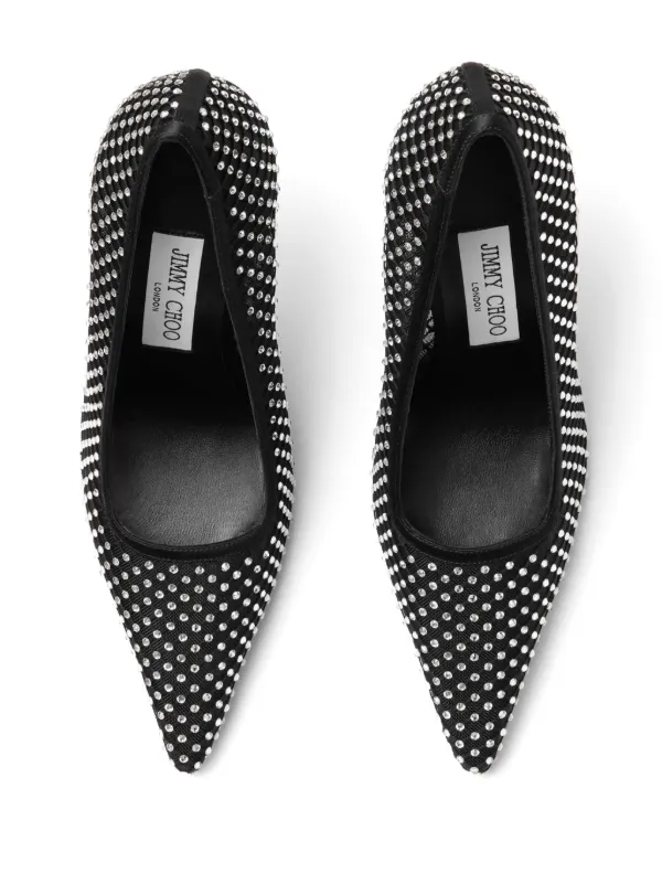 Jimmy Choo 95mm Ixia Pumps Black FARFETCH EG