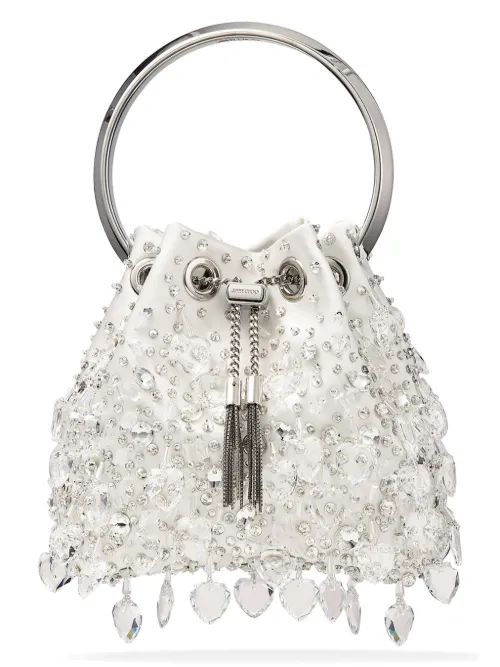 Sac seau Bon Bon à ornements en cristal - Jimmy Choo - Modalova