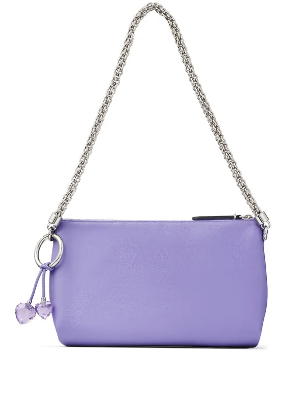 Jimmy Choo mini Callie clutch bag women Nappa Leather One Size Purple