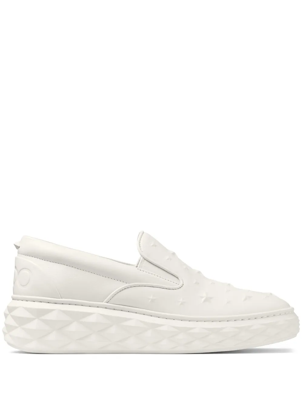 Jimmy Choo Diamond スリッポンスニーカー - ホワイト Jimmy Choo Diamond スリッポンスニーカー - ホワイト