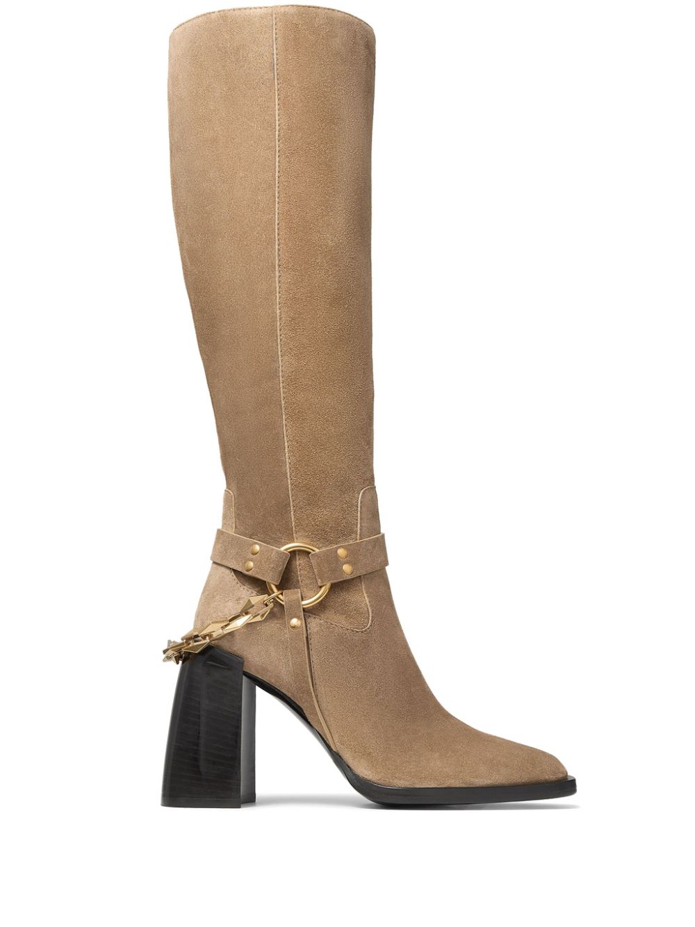 Jimmy Choo 95mm Isabelle boots Neutrals