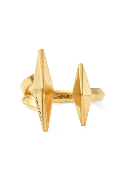 Jimmy Choo bague à logo gravé