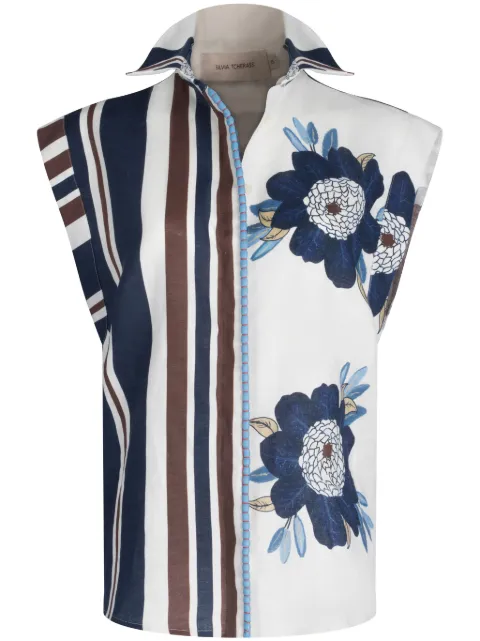 Silvia Tcherassi Rina linen blouse