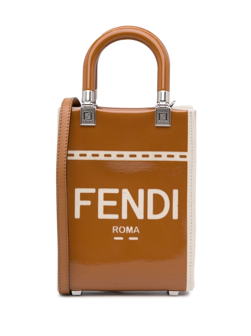 Image 1 of Fendi Pre-Owned 2010-2022 Pre-Owned Fendi Mini Sunshine Shopper Tote satchel