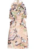 Silvia Tcherassi Garazi sequinned minidress - Neutrals