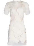 Silvia Tcherassi Hada semi-sheer minidress - White