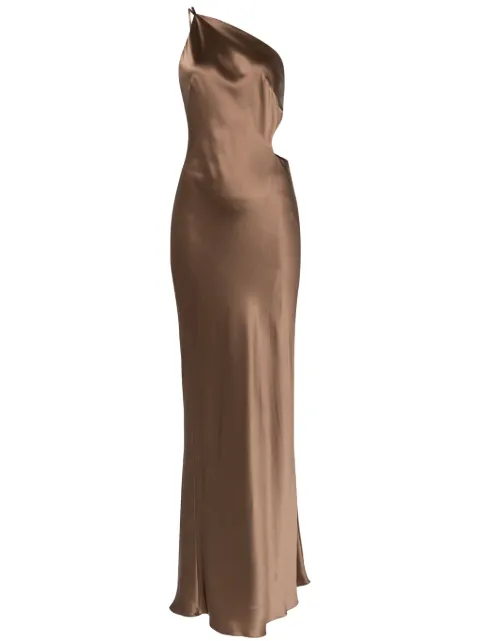 Michelle Mason kjole med asymmetrisk design