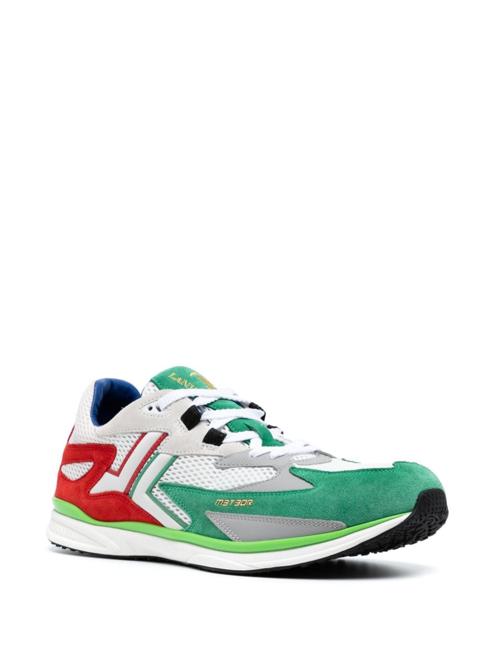 Lanvin Meteor Runner colour-block sneakers - Groen