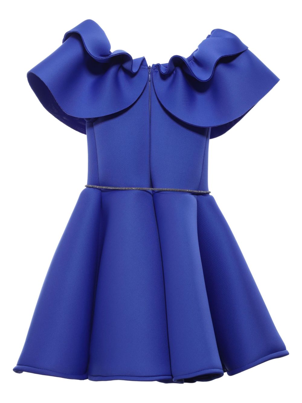 Shop Mimi Tutu Olivia Ruffled Dress In Purple