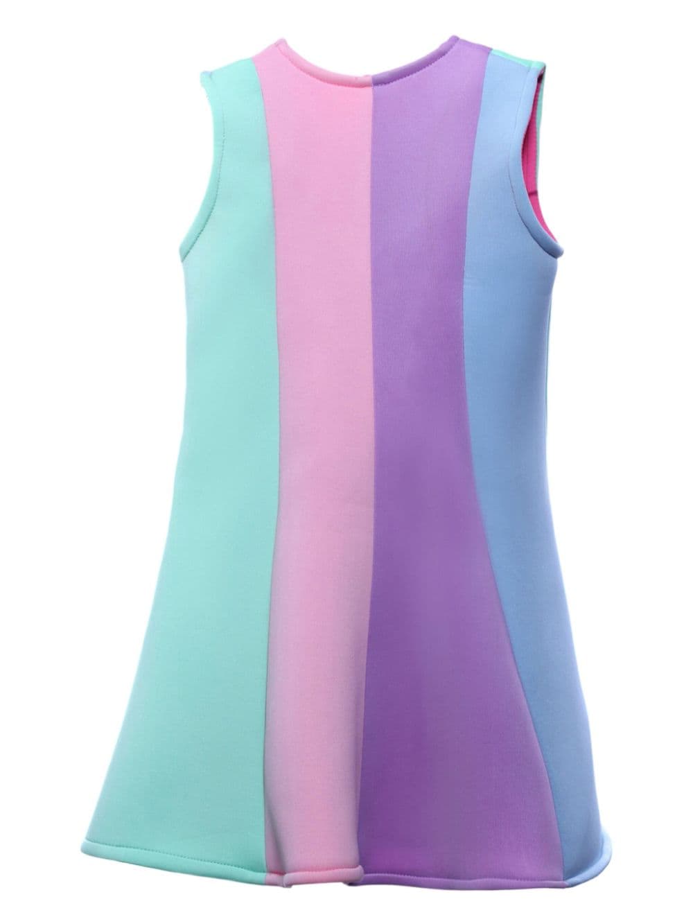 Shop Mimi Tutu Sophie Colour-block Sleeveless Dress In Pink