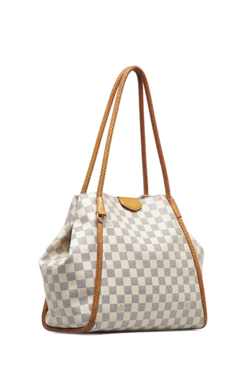 Pre-owned Louis Vuitton 2017   Damier Azur Propriano Tote Bag In Blue