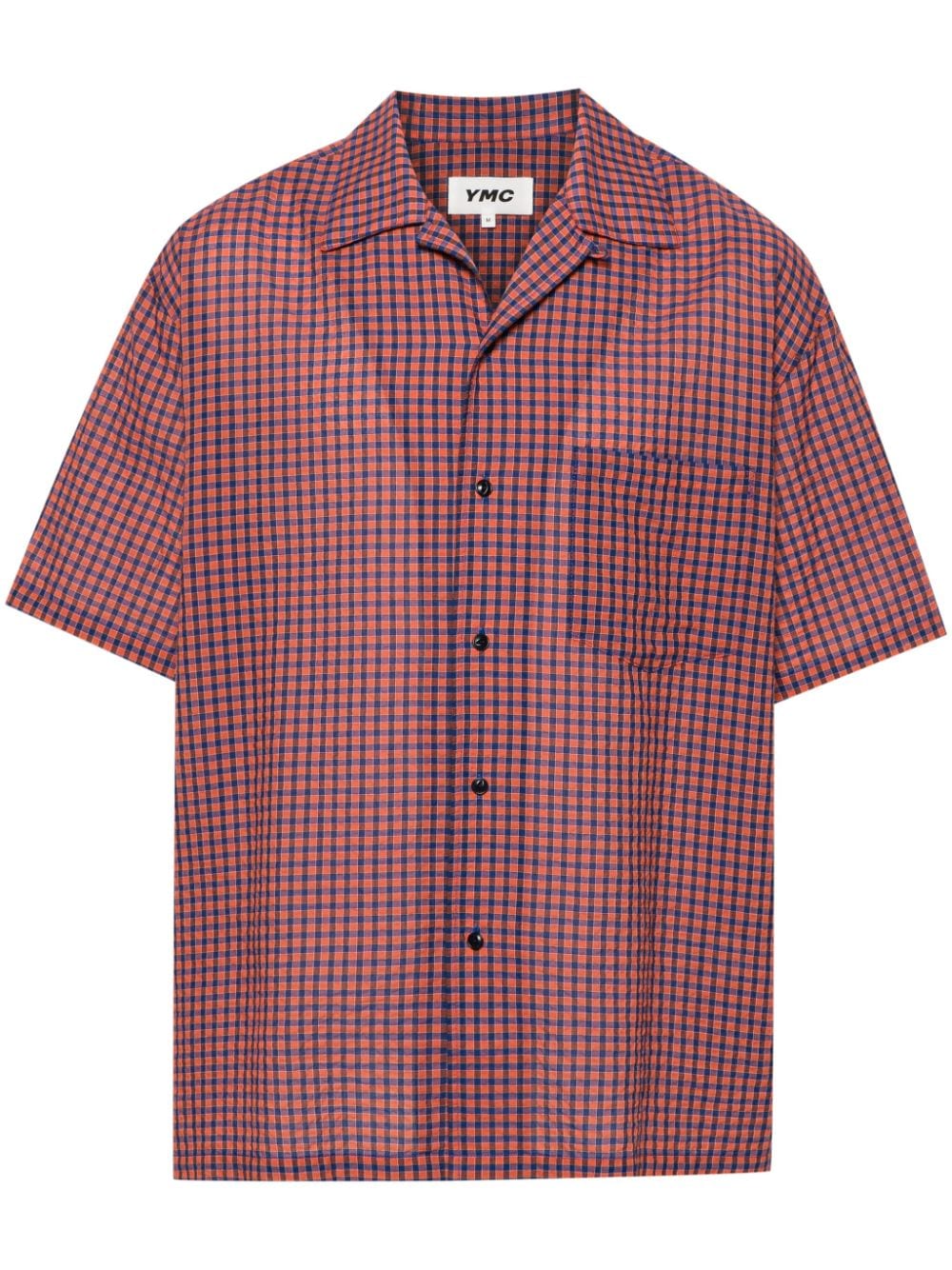 Ymc You Must Create Idris Checked Shirt In Red