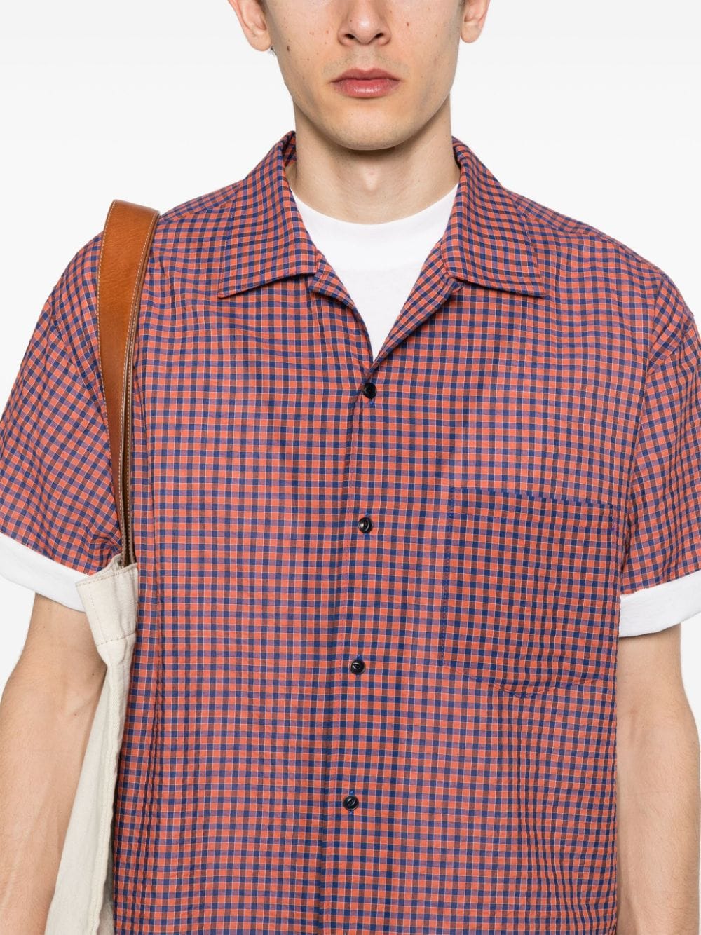 Shop Ymc You Must Create Idris Checked Shirt In Red