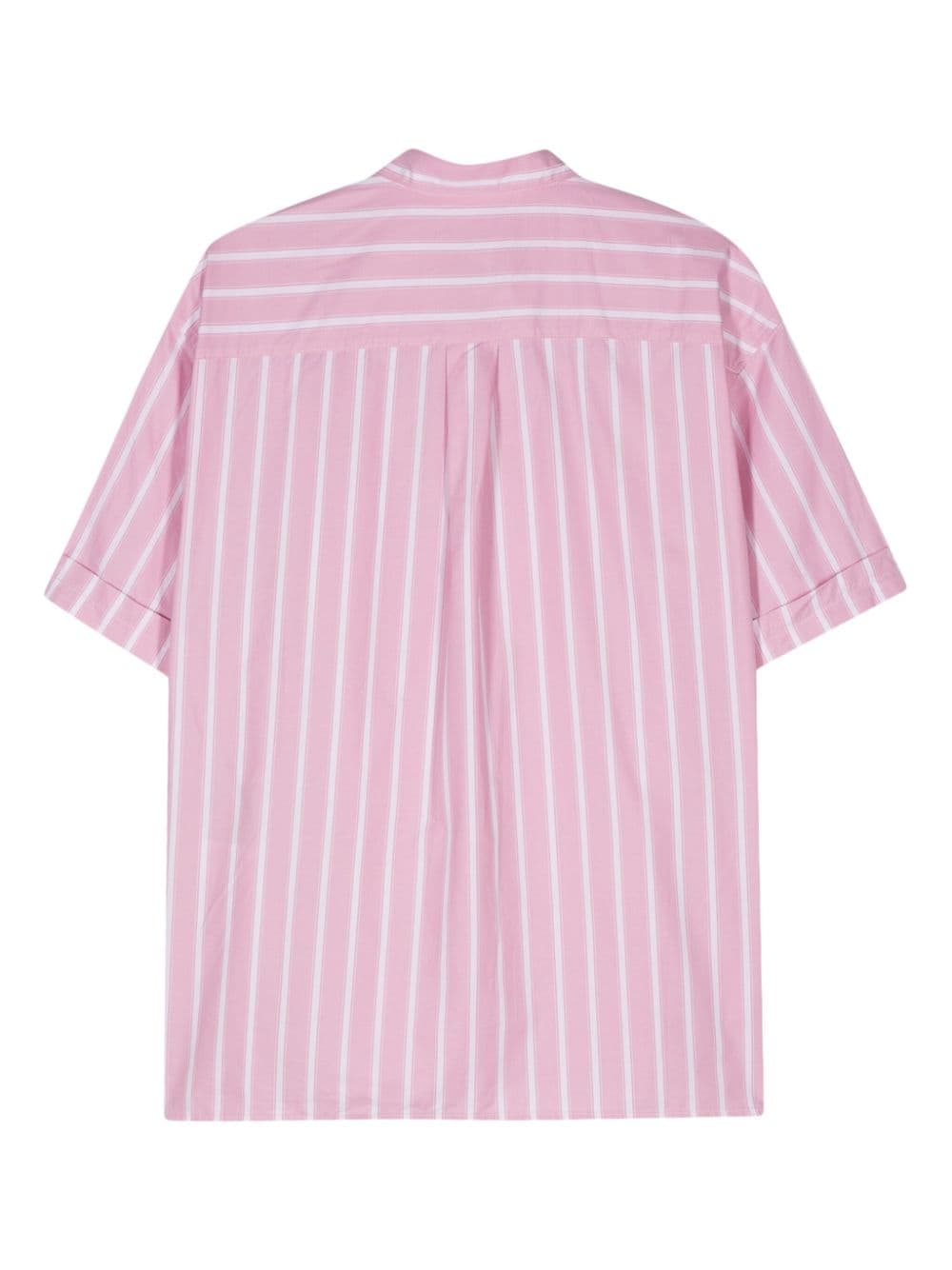 Shop A Kind Of Guise Elio Striped Cotton Shirt In Pink