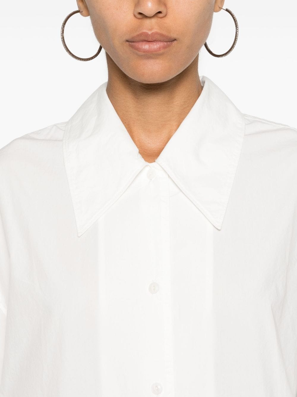 Shop Ymc You Must Create Lena Cotton Shirt In White