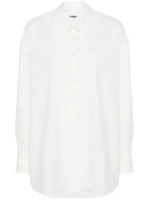 sacai  プリーツシャツ Sacai プリーツディテール シャツ | ホワイト | FARFETCH JP