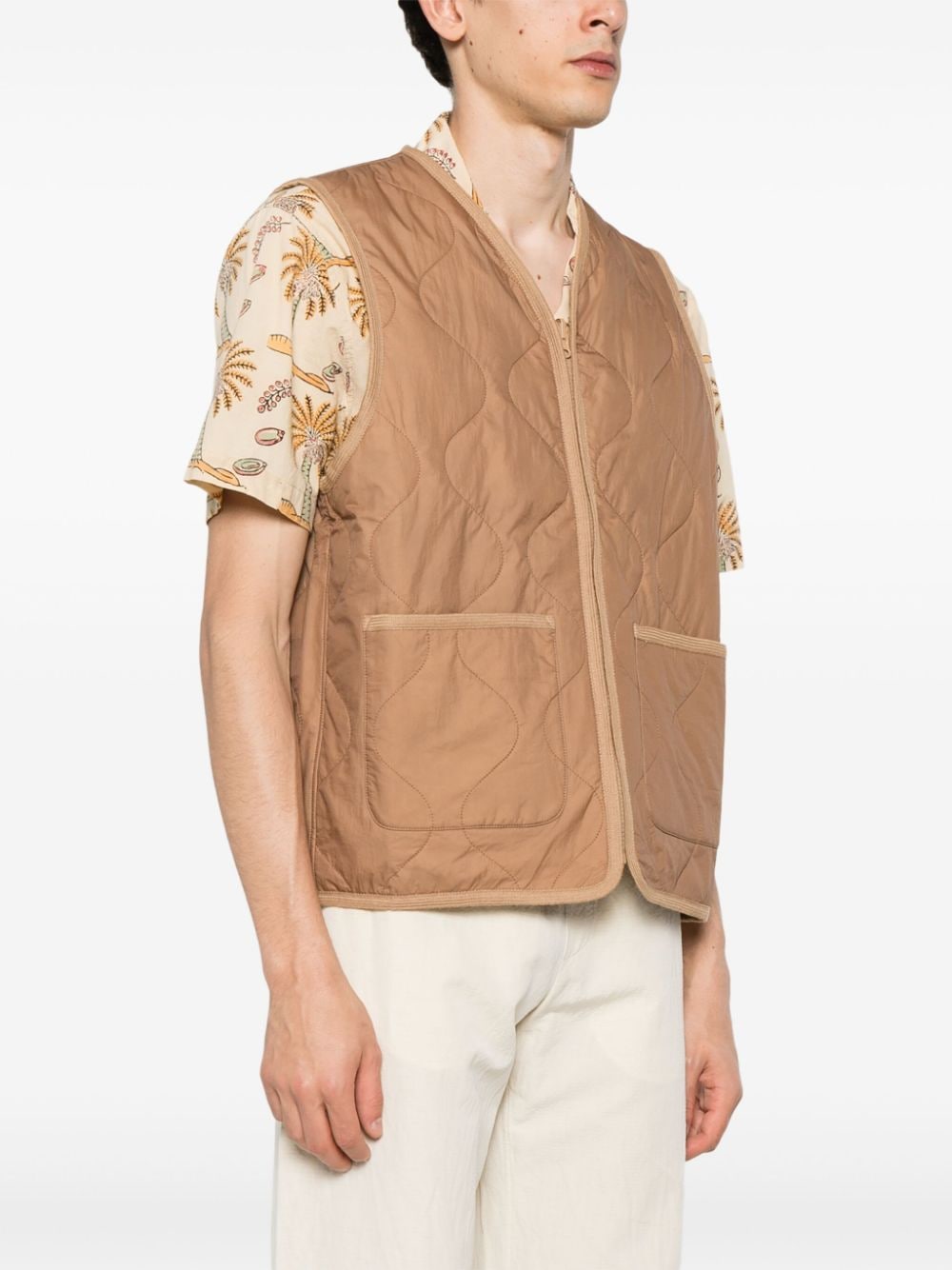 Shop A Kind Of Guise Bogdan Quilted Vest In Brown