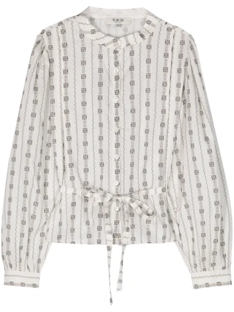 Sea camisa con estampado floral