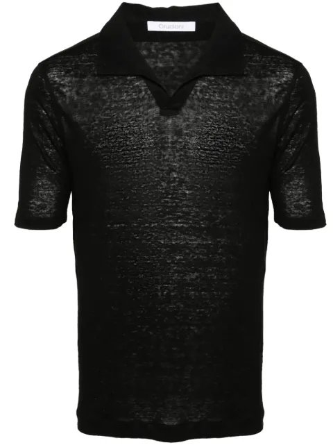Cruciani linen polo shirt