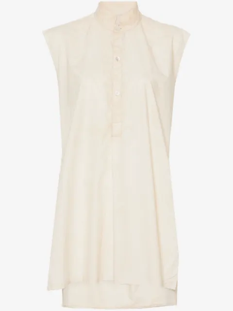 QUIRA long-length cotton shirt