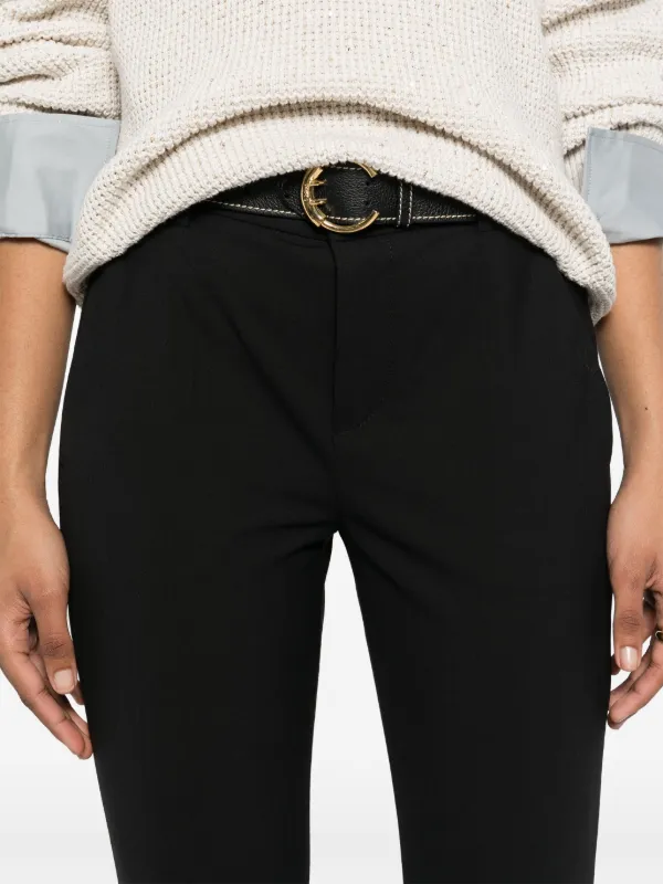 Brunello Cucinelli slim-cut Cigarette Trousers Black FARFETCH PH