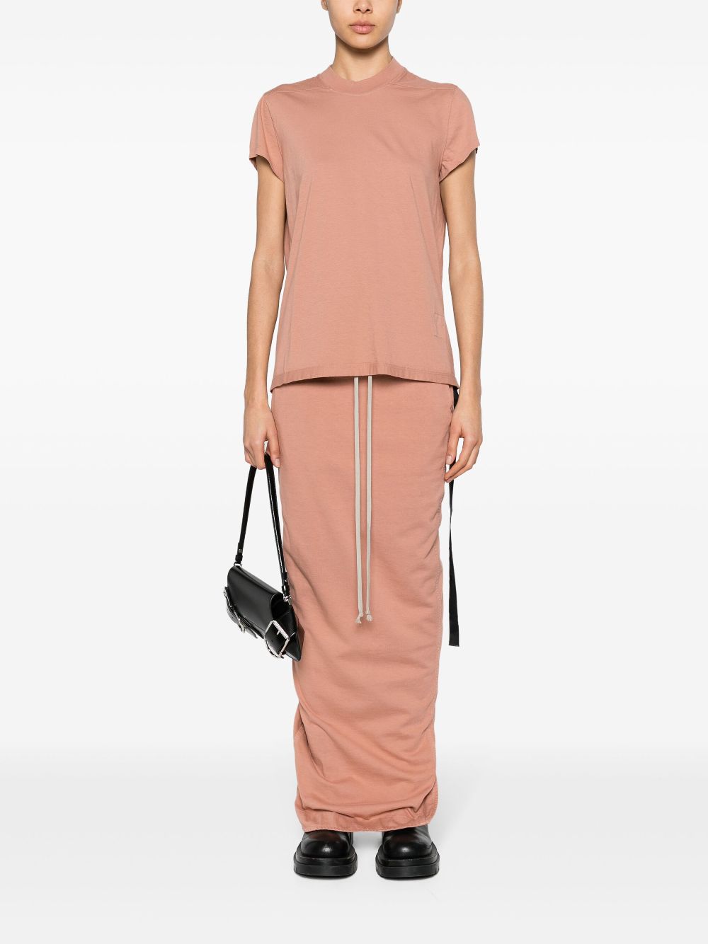 Rick Owens DRKSHDW Jersey midi-rok - Roze