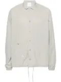 ROA perforated checked shirt - Neutrals