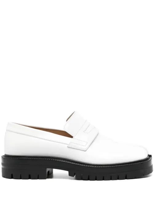 Mocassins Tabi en cuir - Maison Margiela - Modalova