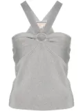 Michael Michael Kors halterneck knitted top - Silver