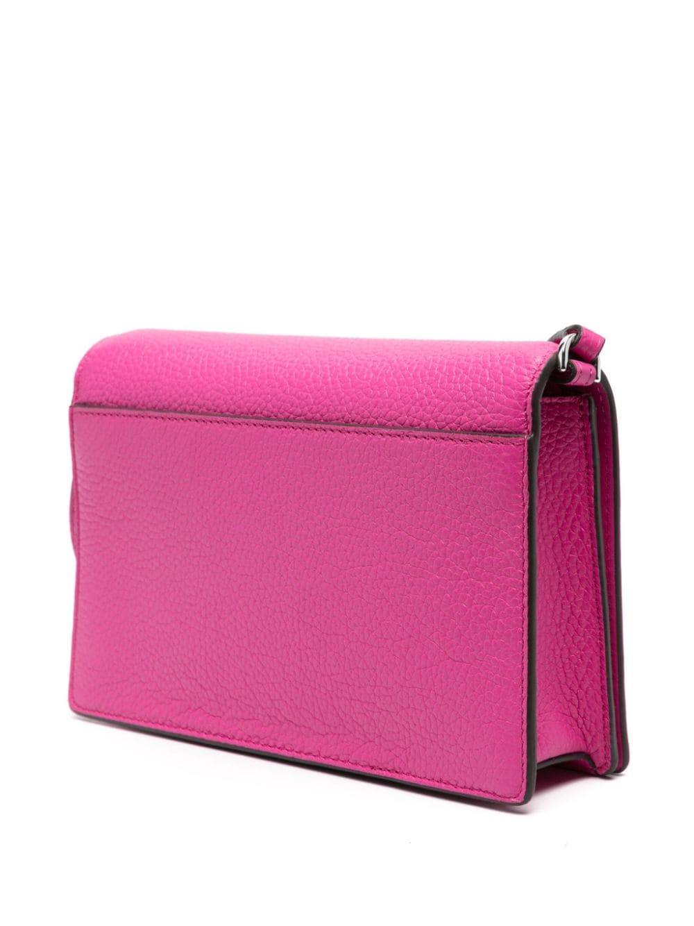 Shop Michael Michael Kors Medium Jet Set Crossbody Bag In Pink