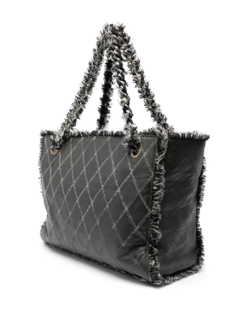 Cheap HOT SALE CHANEL 2011 tweed-inserts tote bag Women