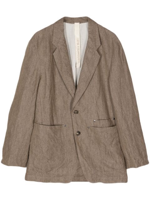 Forme D'expression single-breasted rear-vent blazer