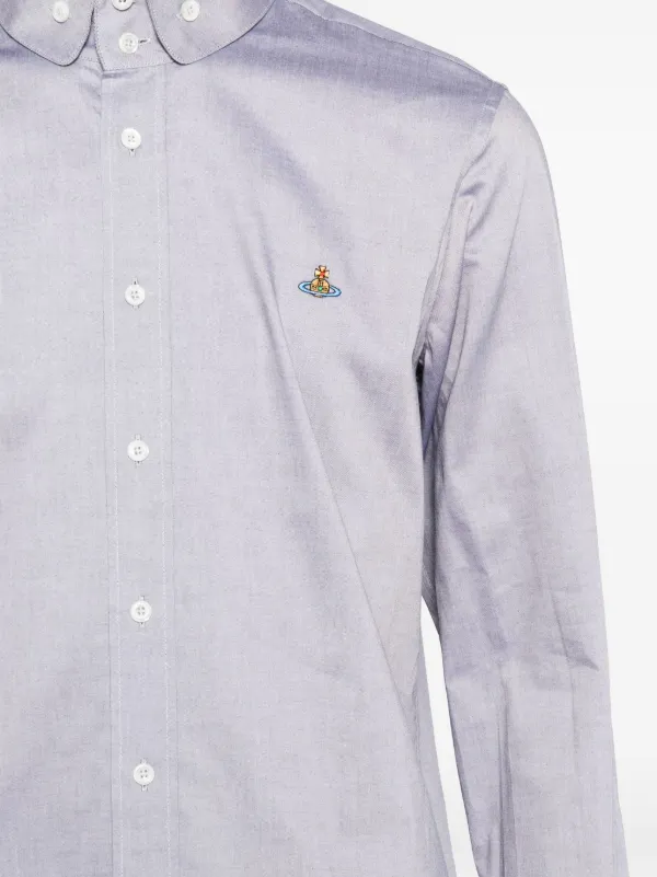 Vivienne Westwood オーブエンブロイダリー シャツ | グレー | FARFETCH JP
