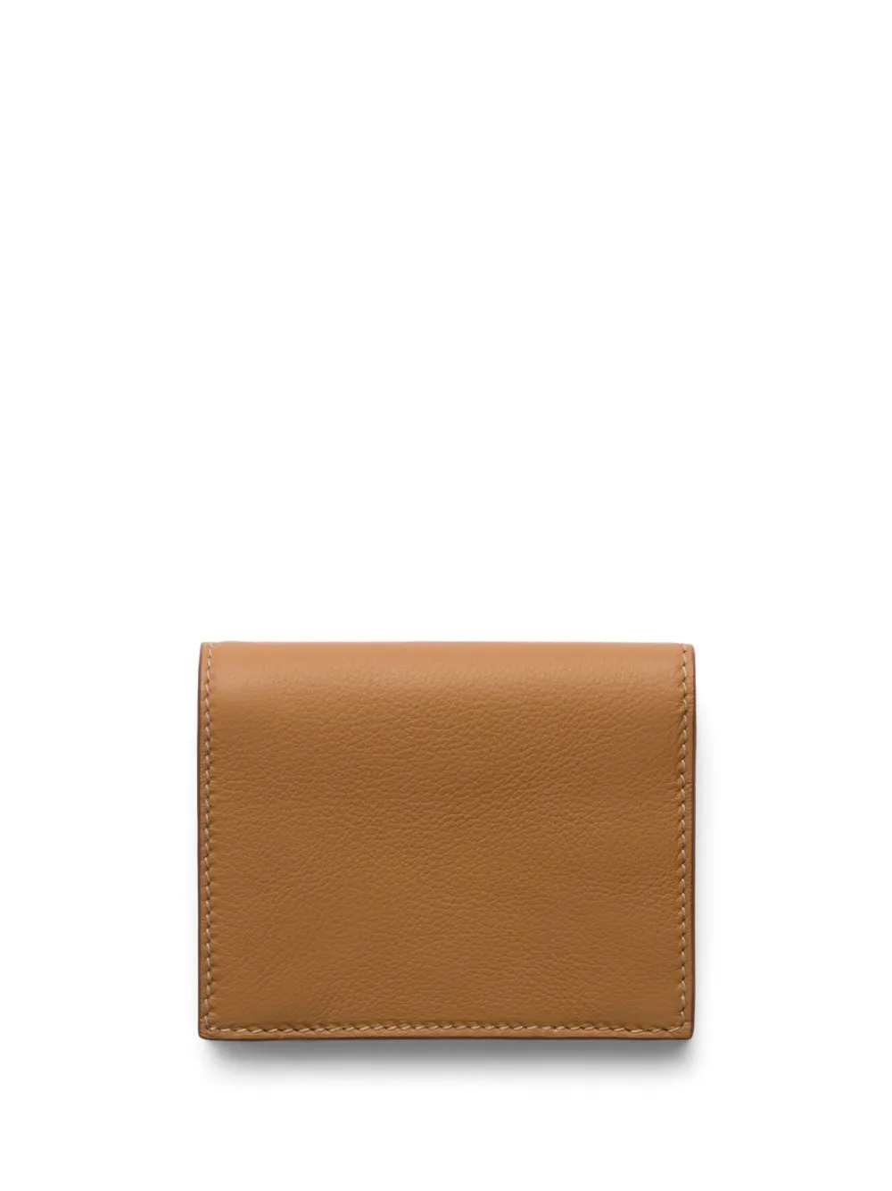 Prada Leren portemonnee Bruin