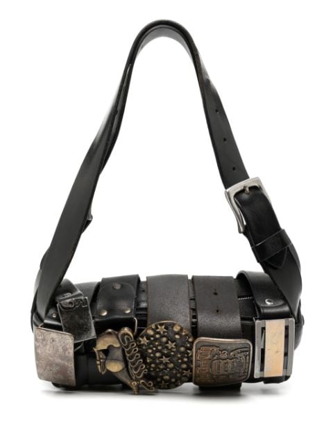 HODAKOVA buckle-detail interwoven shoulder bag