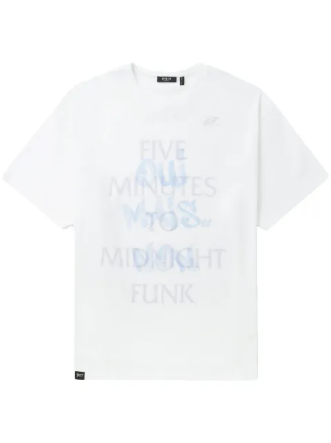 FIVE CM slogan-print cotton T-shirt