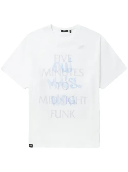 T-shirt en coton à slogan imprimé - FIVE CM - Modalova