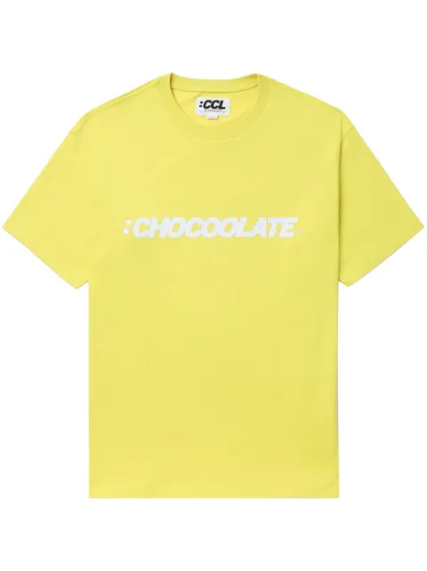 CHOCOOLATE logo-print cotton T-shirt