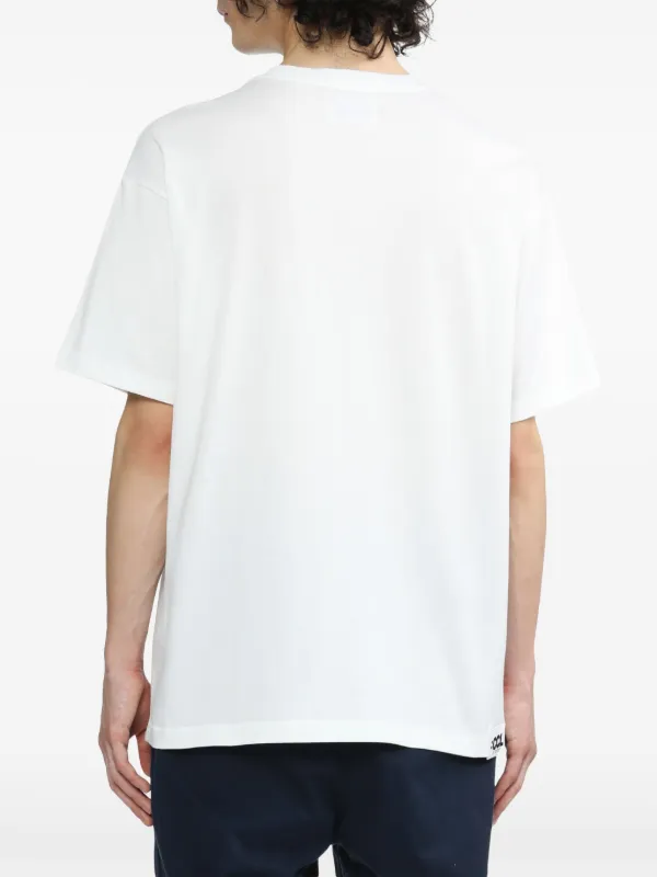 CHOCOOLATE★Round neck loose short sleeve T-shirt CE10 CHOCOOLATE logo-print Cotton T-shirt | White | FARFETCH