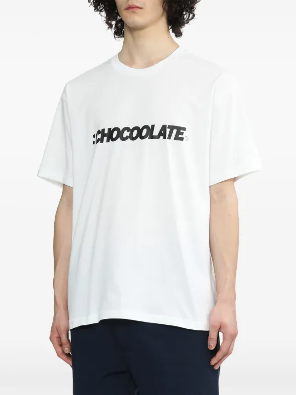 CHOCOOLATE logo-print Cotton T-shirt White FARFETCH PH - Main Image