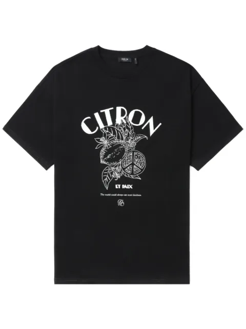 FIVE CM t-shirt en coton à imprimé graphique