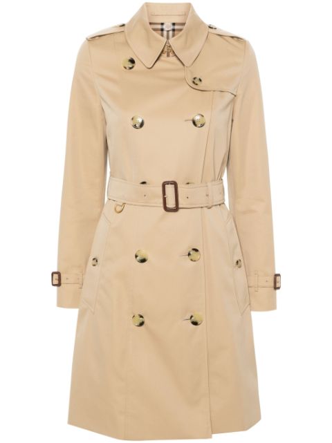 Cheap Burberry mid-length Chelsea Heritage trench coat Women